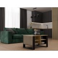 Konferenční stolek LAWA Modern 4P Slim dub artisan/černý