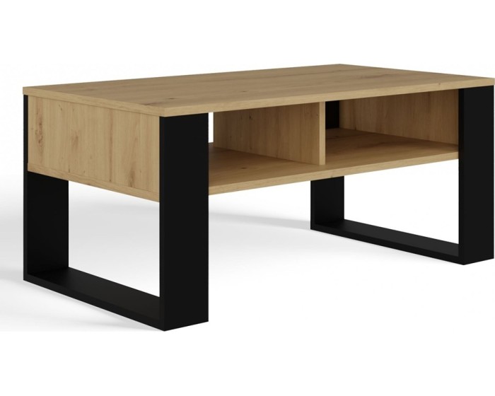 Konferenční stolek Lawa MODERN 2P dub artisan/černý
