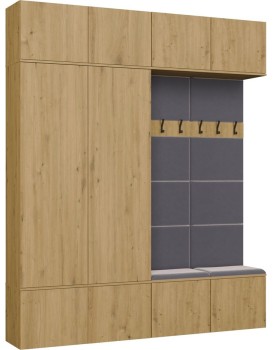 Předsíňová stěna Haga 2Sz2W 200 cm dub Artisan