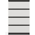 Komoda Malwa M4 70 cm antracit/bílá