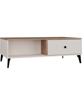 Konferenční stolek Point 110 cm dub Castello/kašmírový