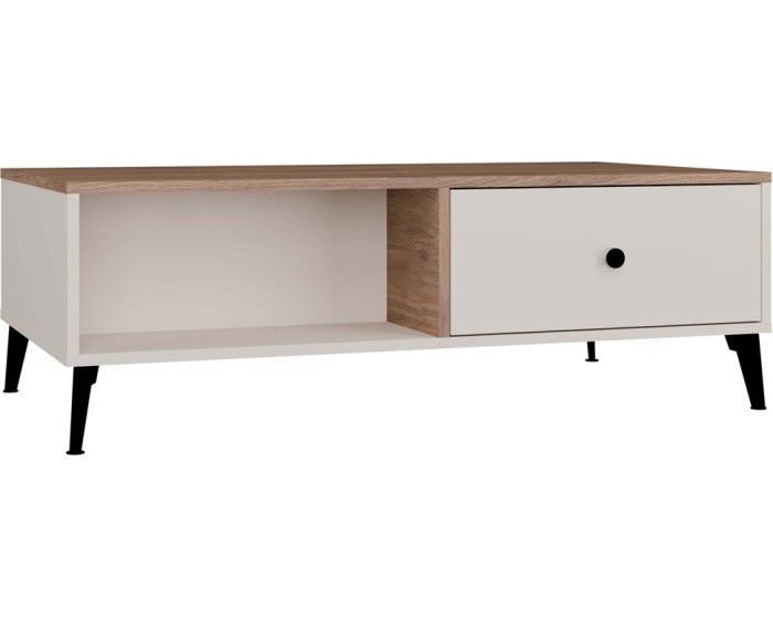 Konferenční stolek Point 110 cm dub Castello/kašmírový