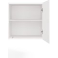 Šatní skříň s nástavcem Senso 3D 150 cm bílá/černá