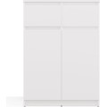 Komoda Malwa 2DD2S 70 cm bílá