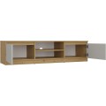 TV stolek Malwa 140 cm dub artisan/kašmír