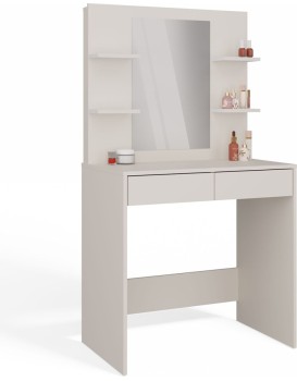 Toaletní stolek Marina 81 cm se zrcadlem kašmírový