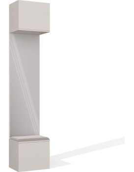 Předsíňová stěna se zrcadlem Haga 1L 50 cm kašmír