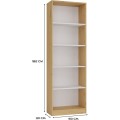 Regál Onyx R60 60 cm dub Artisan/bílý