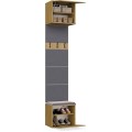 Předsíňová stěna Haga 3Sz1W 200 cm dub Artisan