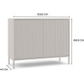 Komoda Kamaro 2D Slim 103 cm kašmír