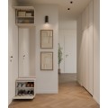 Předsíňová stěna se zrcadlem Haga 1L 50 cm kašmír