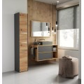 Koupelnová skříňka S33 170 cm antracit/dub artisan