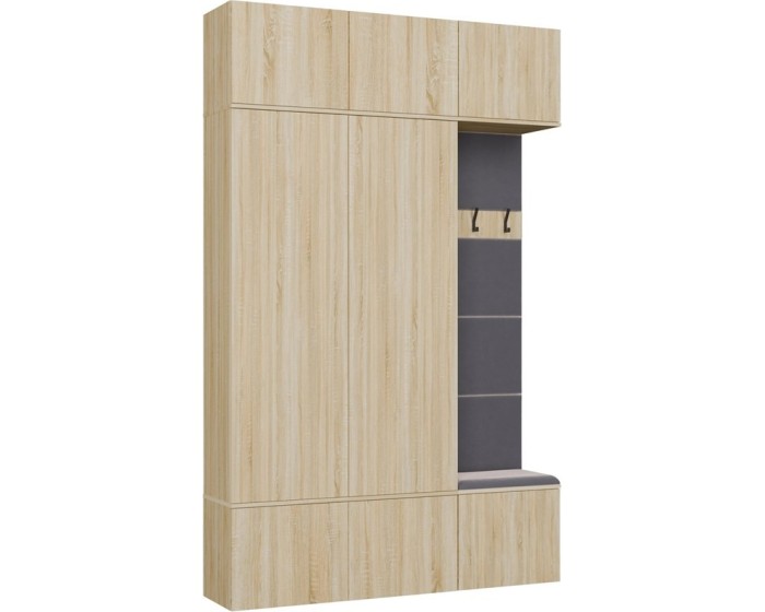 Předsíňová stěna Haga 2Sz1W 150 cm dub Sonoma