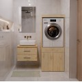 Koupelnová skříňka na pračku Pola Twin dub Artisan