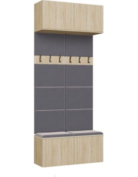 Předsíňová stěna HAGA 2W 100 cm dub Sonoma