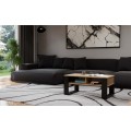 Konferenční stolek LAWA Modern 2P Slim dub artisan/černý