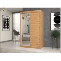 Šatní skříň Iga se zrcadlem 120 cm dub Artisan