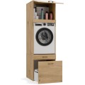 Koupelnová skříňka na pračku s nástavcem POLA 2S 64 cm dub Artisan
