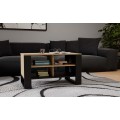 Konferenční stolek LAWA Modern 4P Slim dub artisan/černý