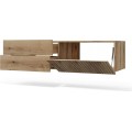 Závěsná skříňka pod umyvadlo s deskou TIGO 1D2S 140 cm dub evoke