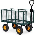 Zahradní vozík MultiGarden s připojením na traktor zelený