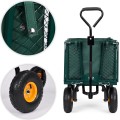 Zahradní vozík MultiGarden s připojením na traktor zelený