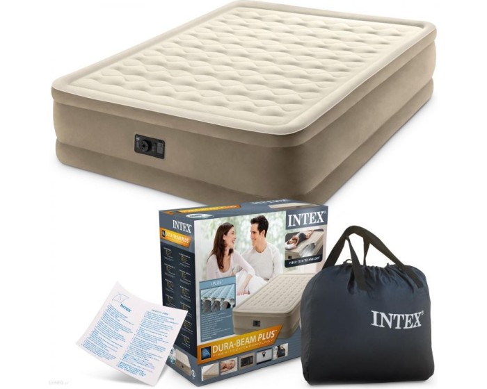 Nafukovací matrace s pumpičkou INTEX béžová