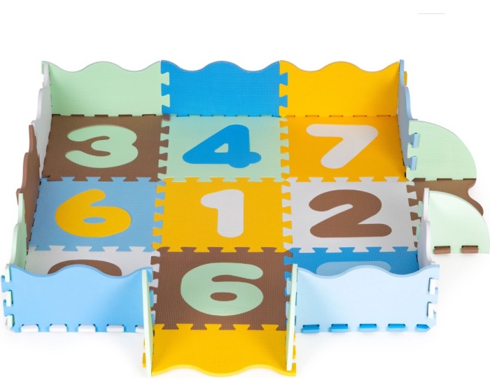 Pěnová podložka puzzle Čísla 25 dílků