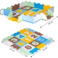 Pěnová podložka puzzle Čísla 25 dílků