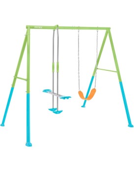 Zahradní dvojitá houpačka Kidsdream vícebarevná