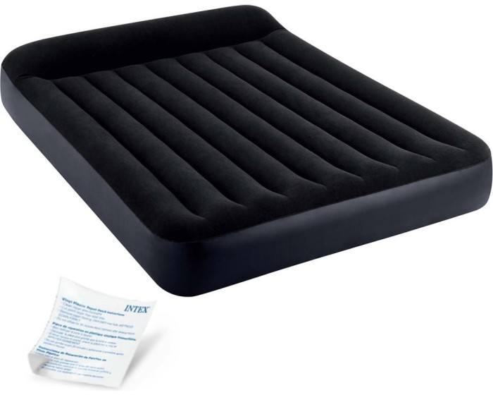 Nafukovací matrace INTEX 64143 203x152 cm tmavě modrá