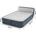 Nafukovací matrace s automatickou pumpou DELUXE šedá