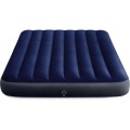 Velurová nafukovací matrace INTEX 191x137cm modrá