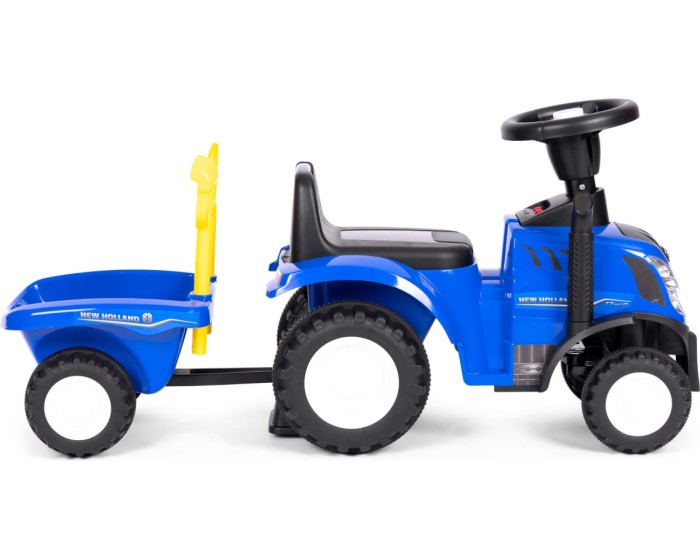 Dětské odrážedlo TRACTOR s vozíkem modré