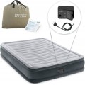 Nafukovací matrace INTEX 191x137 cm + pumpa šedá