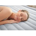 Nafukovací matrace INTEX 191x137 cm + pumpa šedá