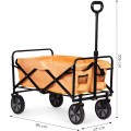 Plážový přepravní vozík MultiGarden 47x105 cm oranžový