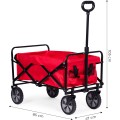 Plážový přepravní vozík MultiGarden 47x105 cm červený