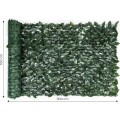 Umělá zahradní zástěna GREENY 300x100 cm zelená