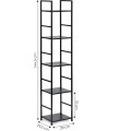 Regál LOFT 29 cm černý