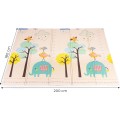 Dětská pěnová podložka LITTLE ANIMALS 200x180 cm vícebarevná