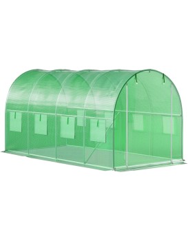 Zahradní fóliovník Berno 6x3x2 m zelený