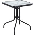 Zahradní stolek MODERN 60 cm černý