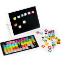 Dřevěný vzdělávací tablet a magnetická tabule ECOTOYS