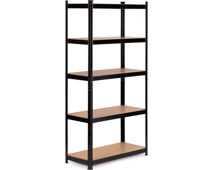 Dílenský regál Bopper 180 cm světle hnědý/černý