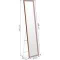 Volně stojící zrcadlo DUO 148 cm béžové