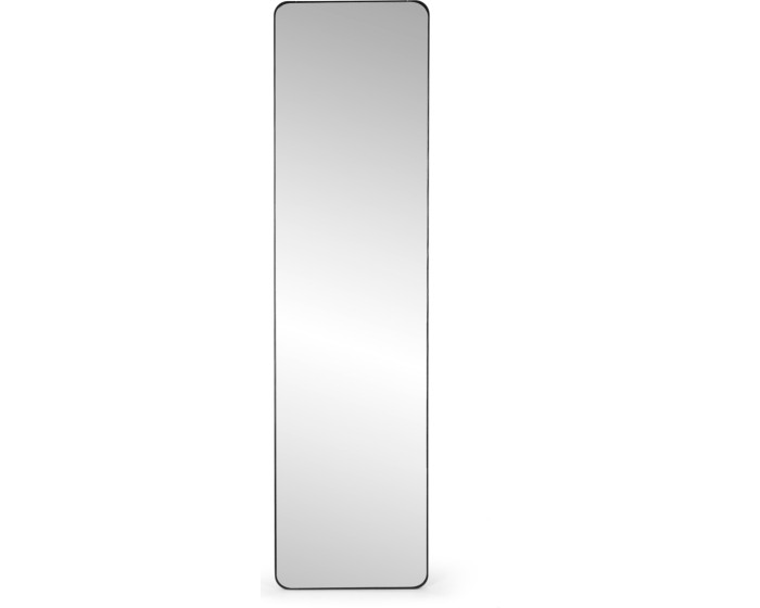 Volně stojící zrcadlo DUO 148 cm černé