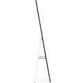 Volně stojící zrcadlo DUO 148 cm černé