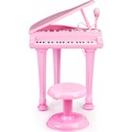 Dětské piano s mikrofonem Tinny růžové