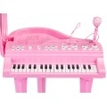 Dětské piano s mikrofonem Tinny růžové